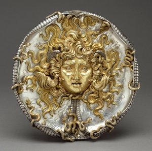 Medusa, 1911 (balíček-zlacené stříbro)